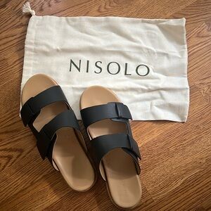 NWT Nisolo Slides